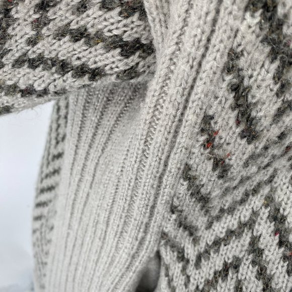 Vintage Country Concepts grandma cardigan sweater size 1X 2X grey plus size - Picture 7 of 9